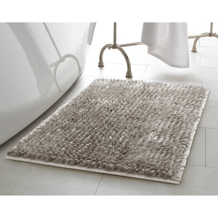 Laura Ashley Butter Chenille Bath Rug & Reviews Wayfair